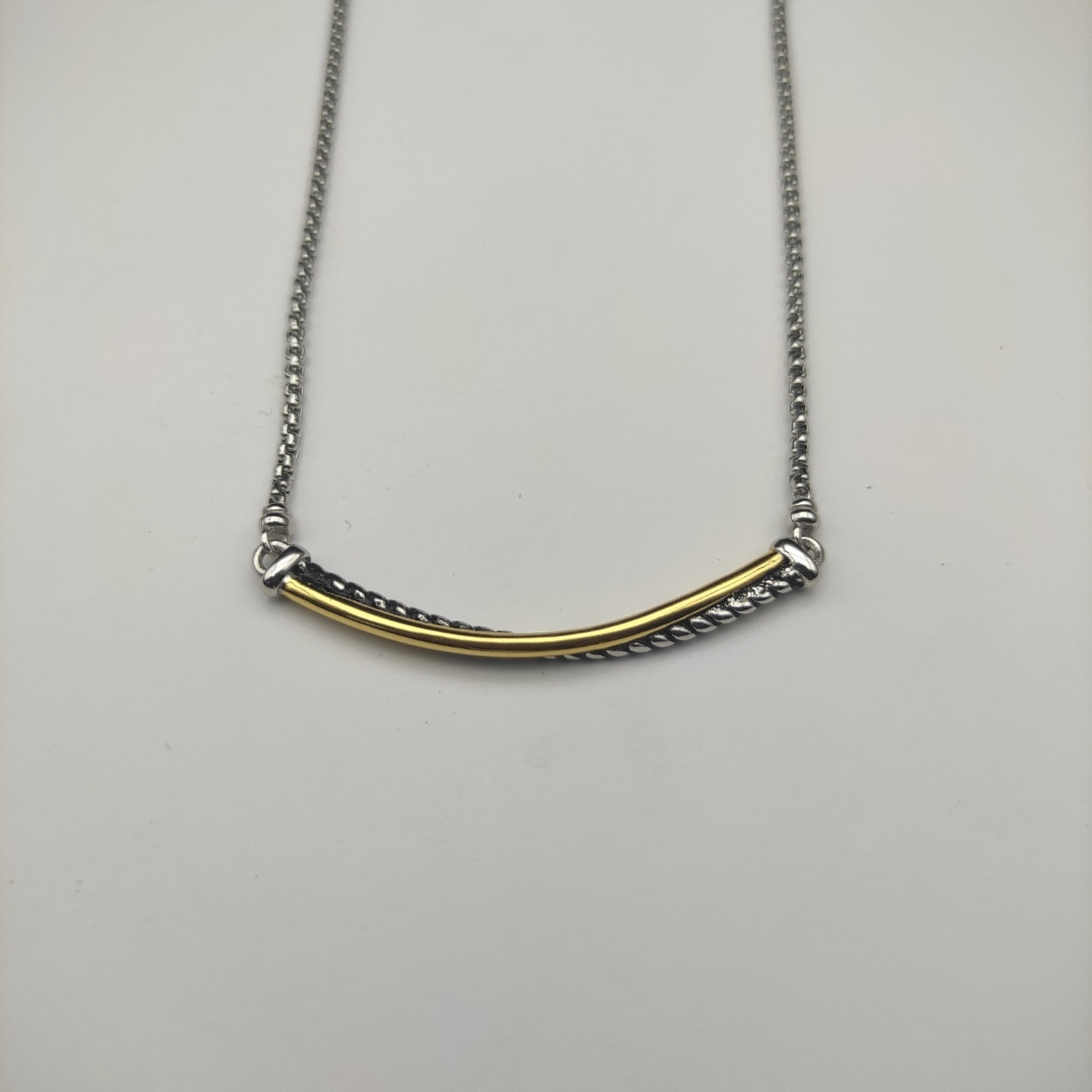 David Yurman Smile Necklace(Chain length 45+5cm delay chain,Chain thickness 2mm)