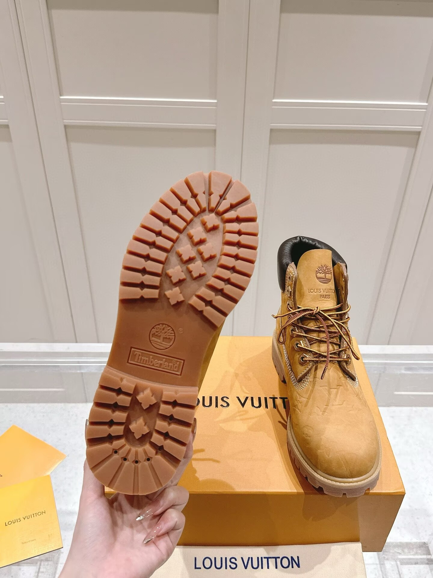 UA LV x Timberland Ankle Boots