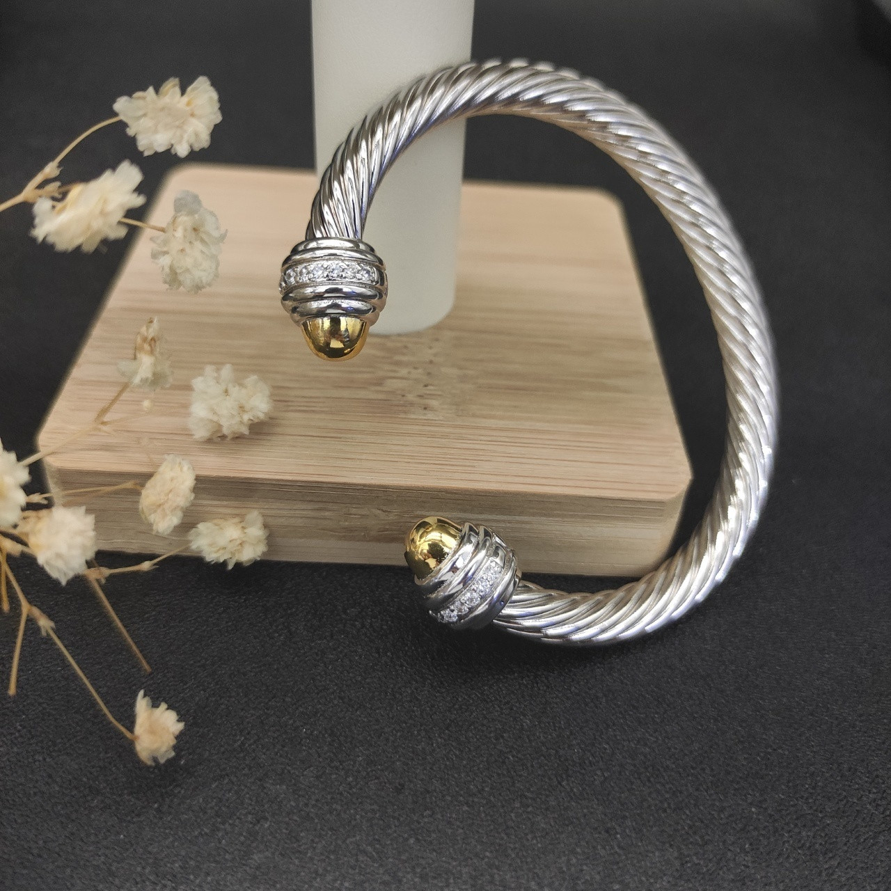 David Yurman 7mm Wrap Bracelet(wrist circumference 15-20cm)