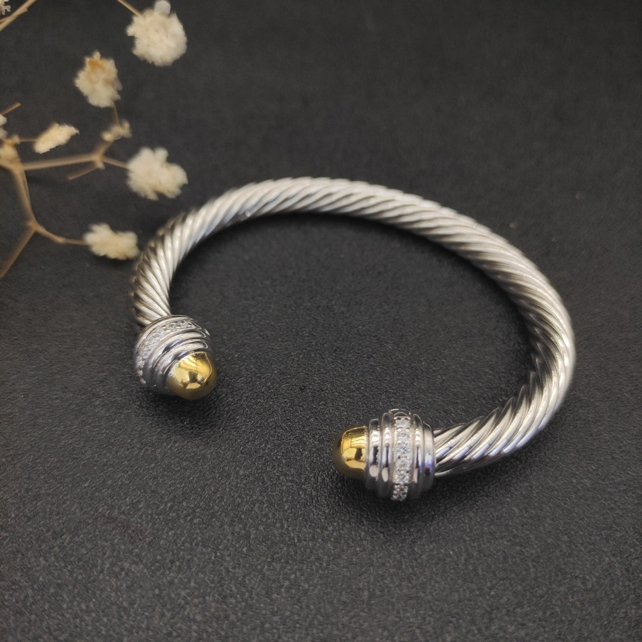 David Yurman 7mm Wrap Bracelet(wrist circumference 15-20cm)