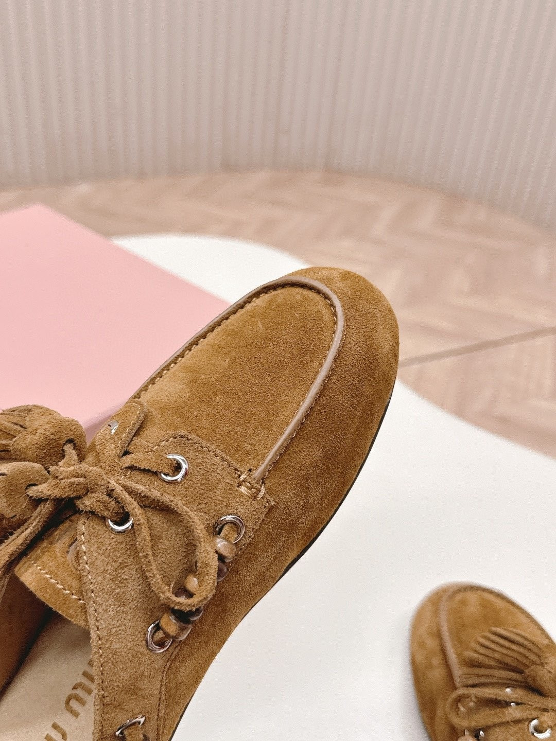 UA Miu Miu Tassel Mules