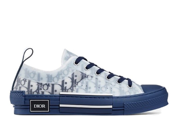 UA Dior B23 LOW TOP BLUE OBLIQUE