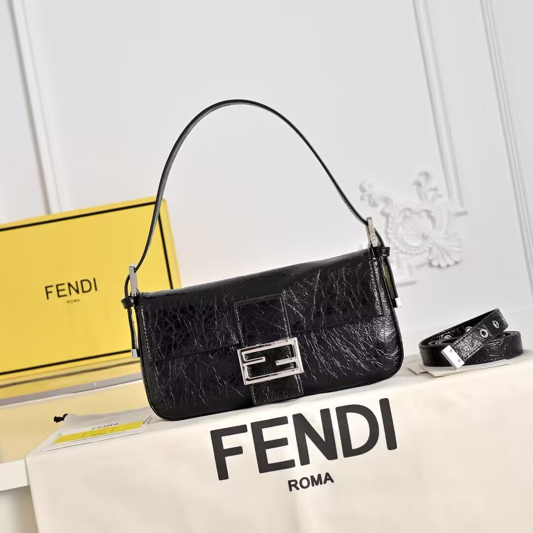 F**di Baguette Shoulder Bag 26x15x4cm