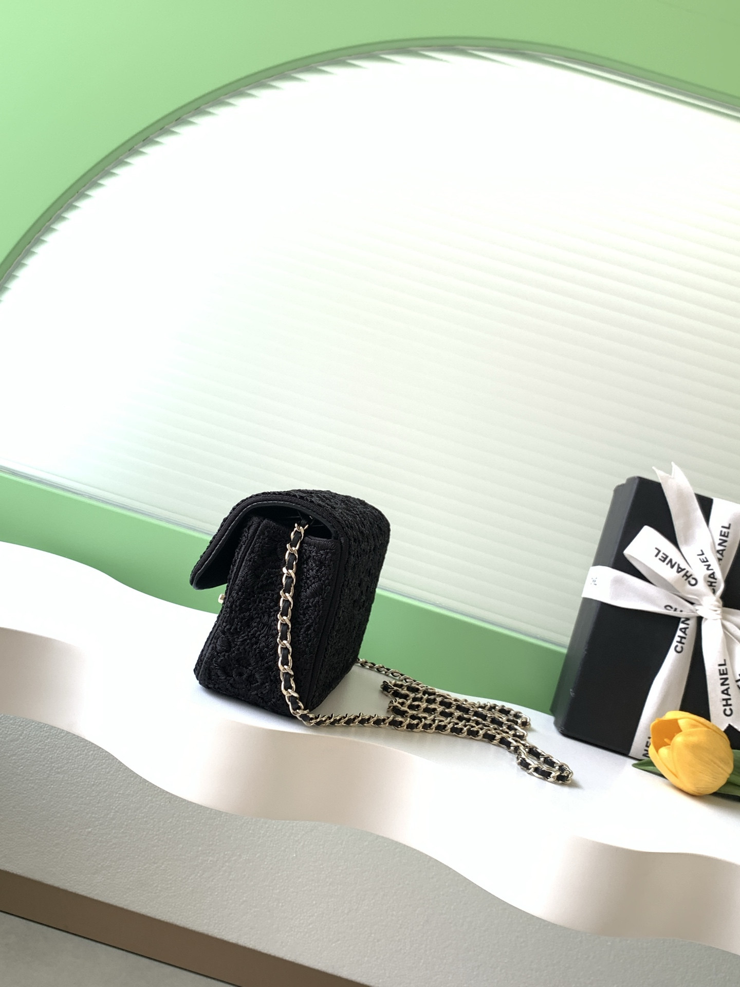 Ch**el flap bag as4561 14x21x8cm