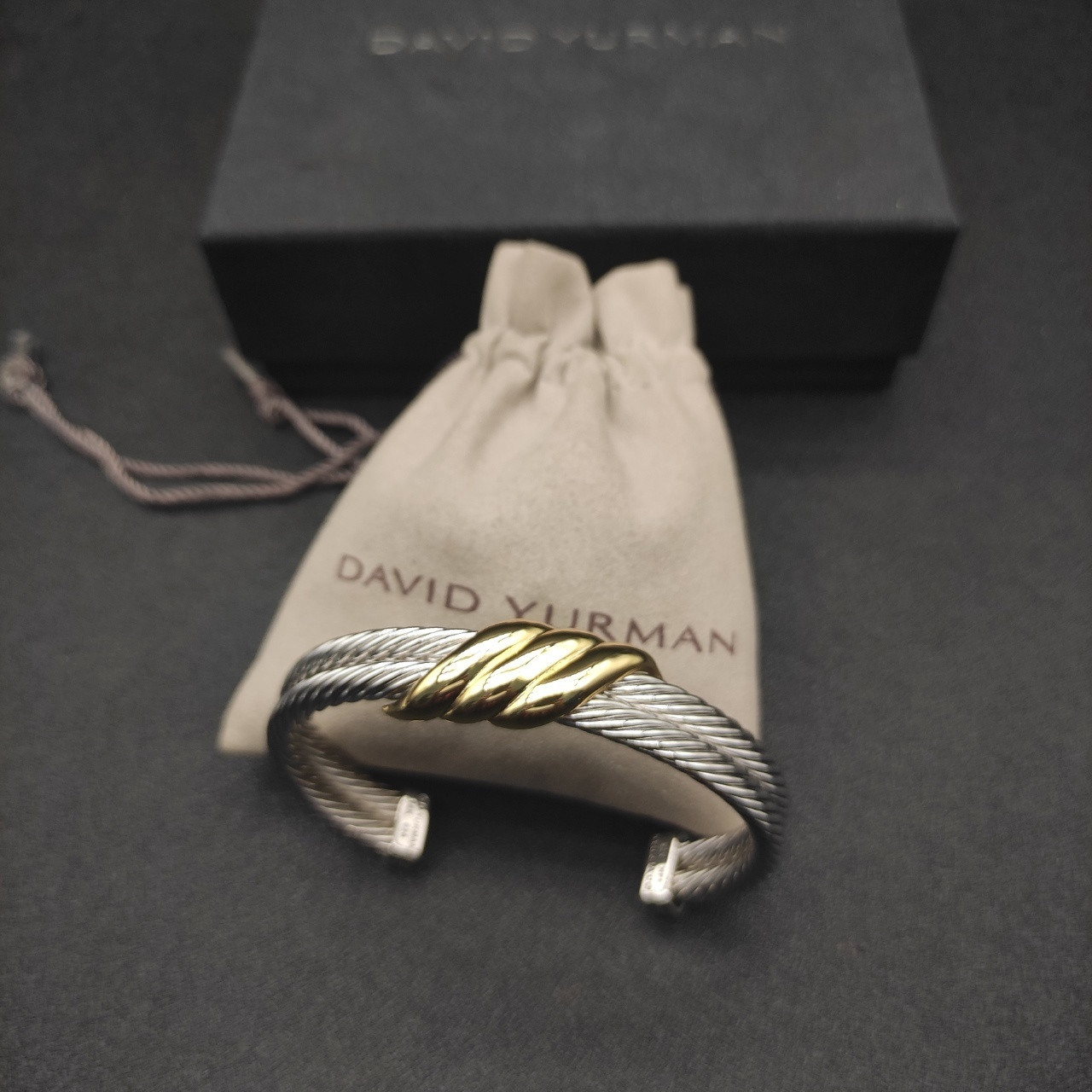 David Yurman 10mm Wrap Bracelet(wrist circumference 15-20cm)