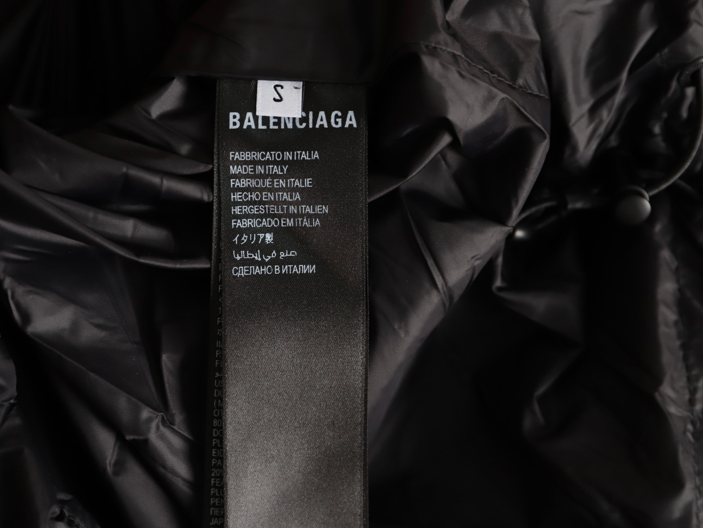 Ba1en*iaga BLCG Short Puffer jacket