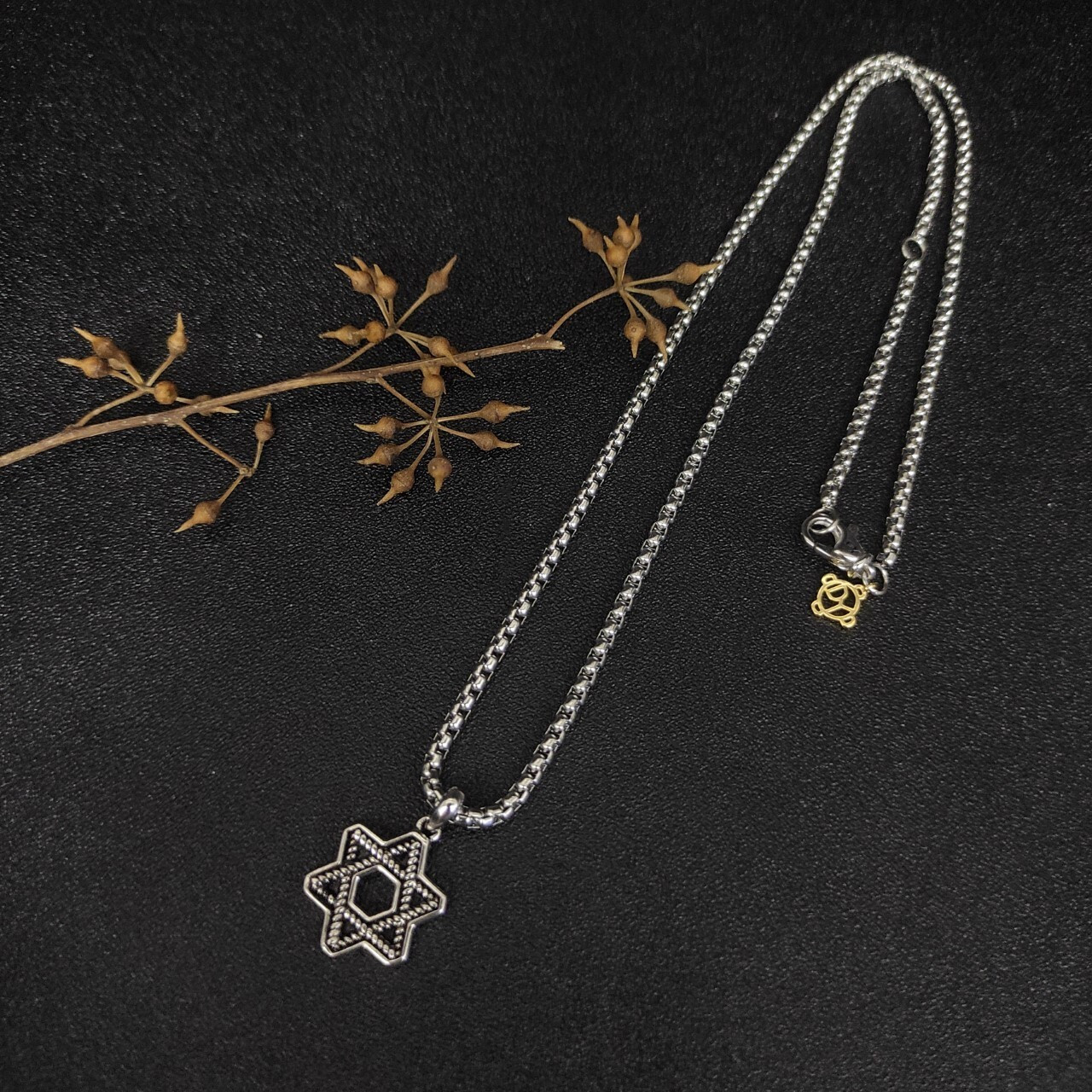 David Yurman star of david Necklace(Chain length 50+5cm delay chain Chain thickness 3mm)