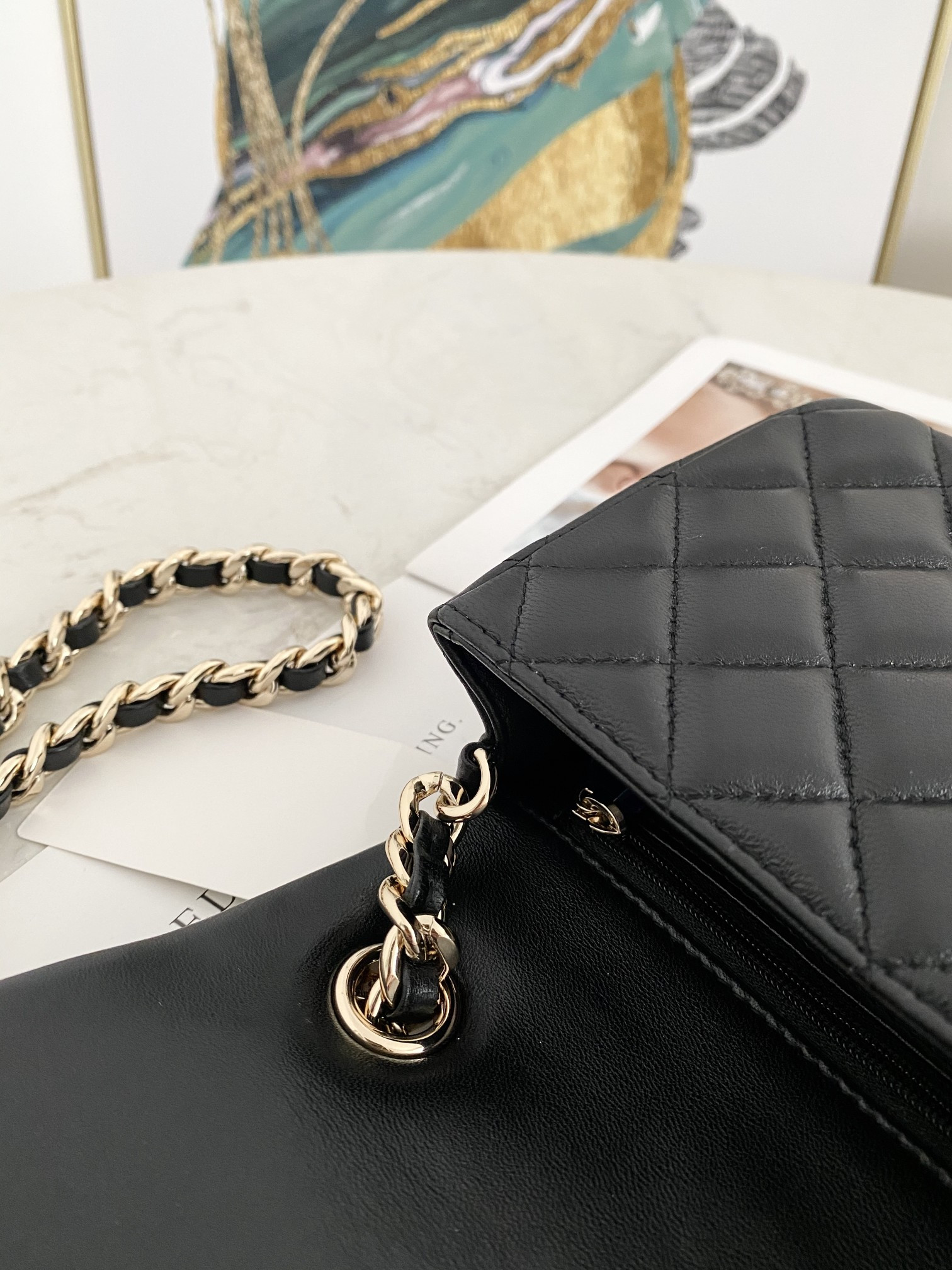 Ch**el Coco Charms Mini Flap Bag AS2326 20x12x6cm