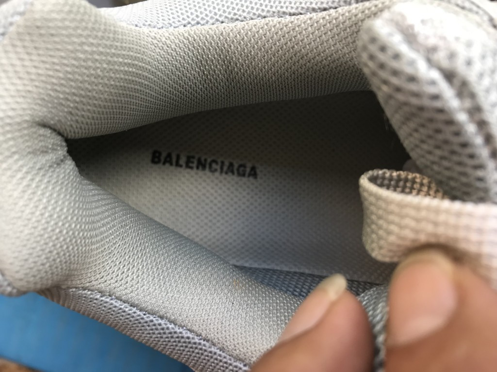 UA TRIPLE S CLEAR SOLE TRAINERS GREY