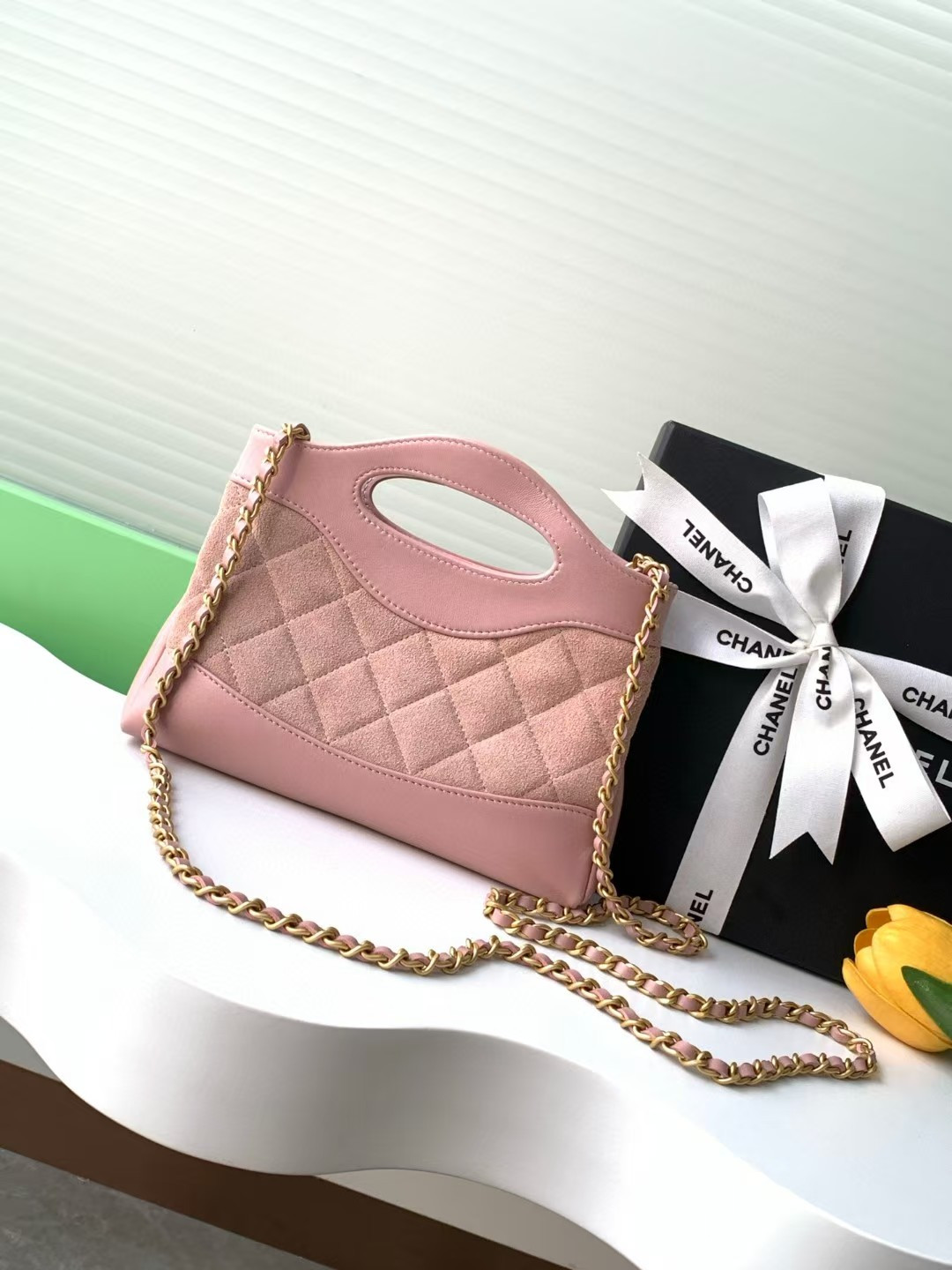 Ch**el 31 NANO CHAIN Bag AS3656 20x17.5x4cm