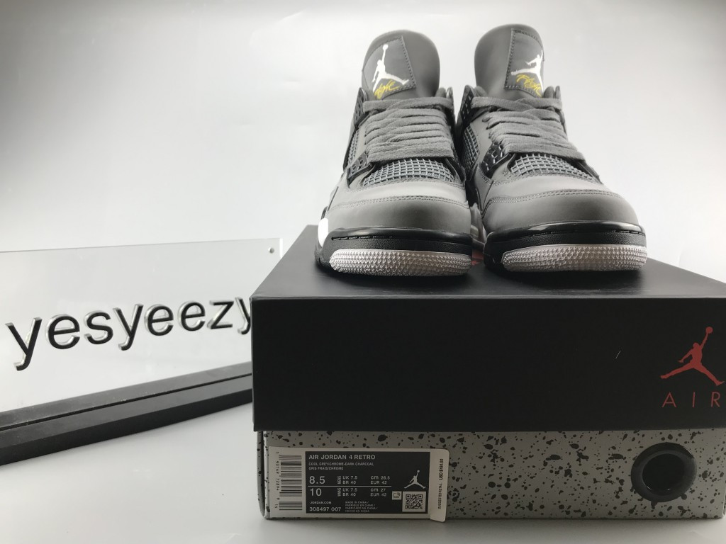 UA AIR JORDAN 4 RETRO "COOL GREY 2019 RELEASE"
