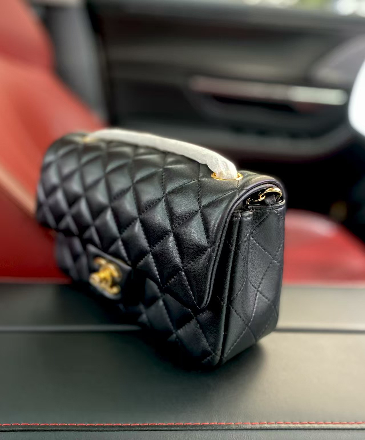 Ch**el Mini Flap Bag 12x20x6cm