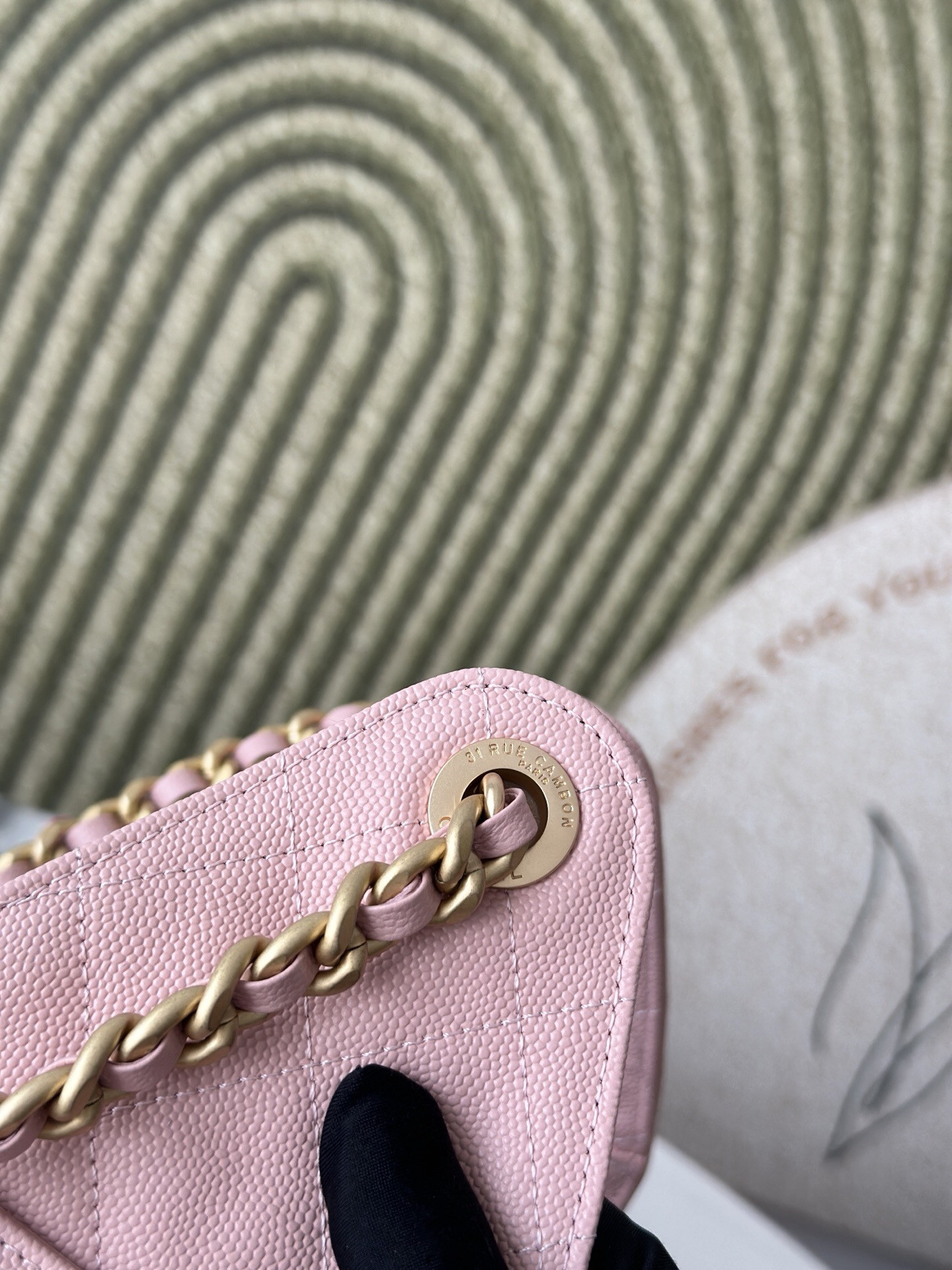 Ch**el 25 small Bucket Hobo handbag AS5293 30x26x14cm