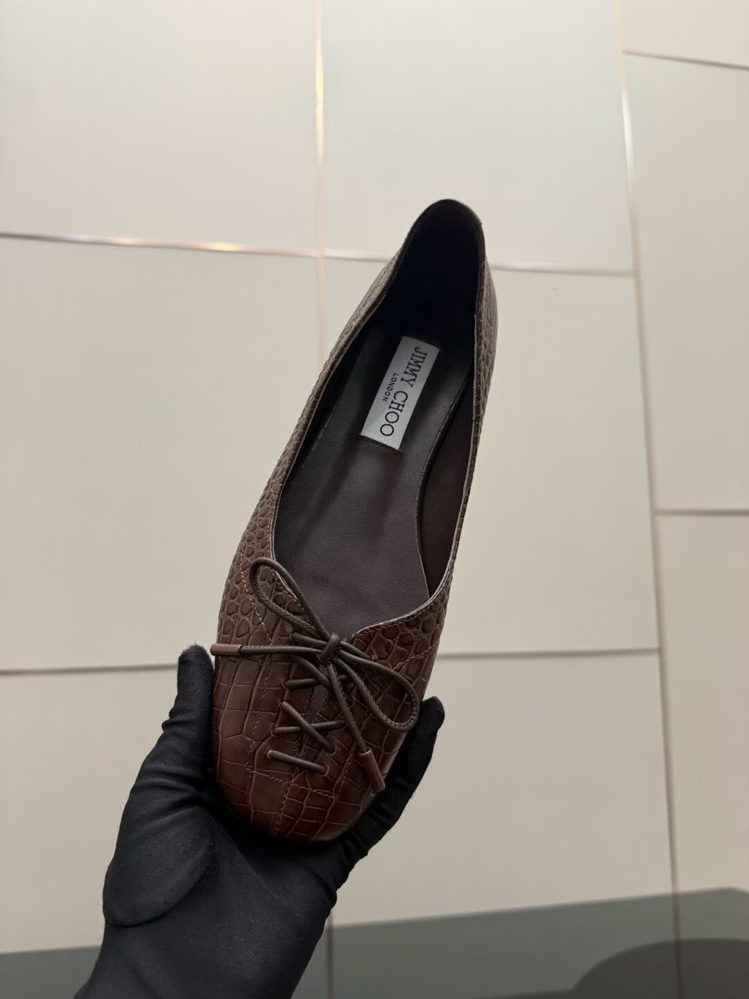UA Jimmy Choo Scarlett Ballerina Flats