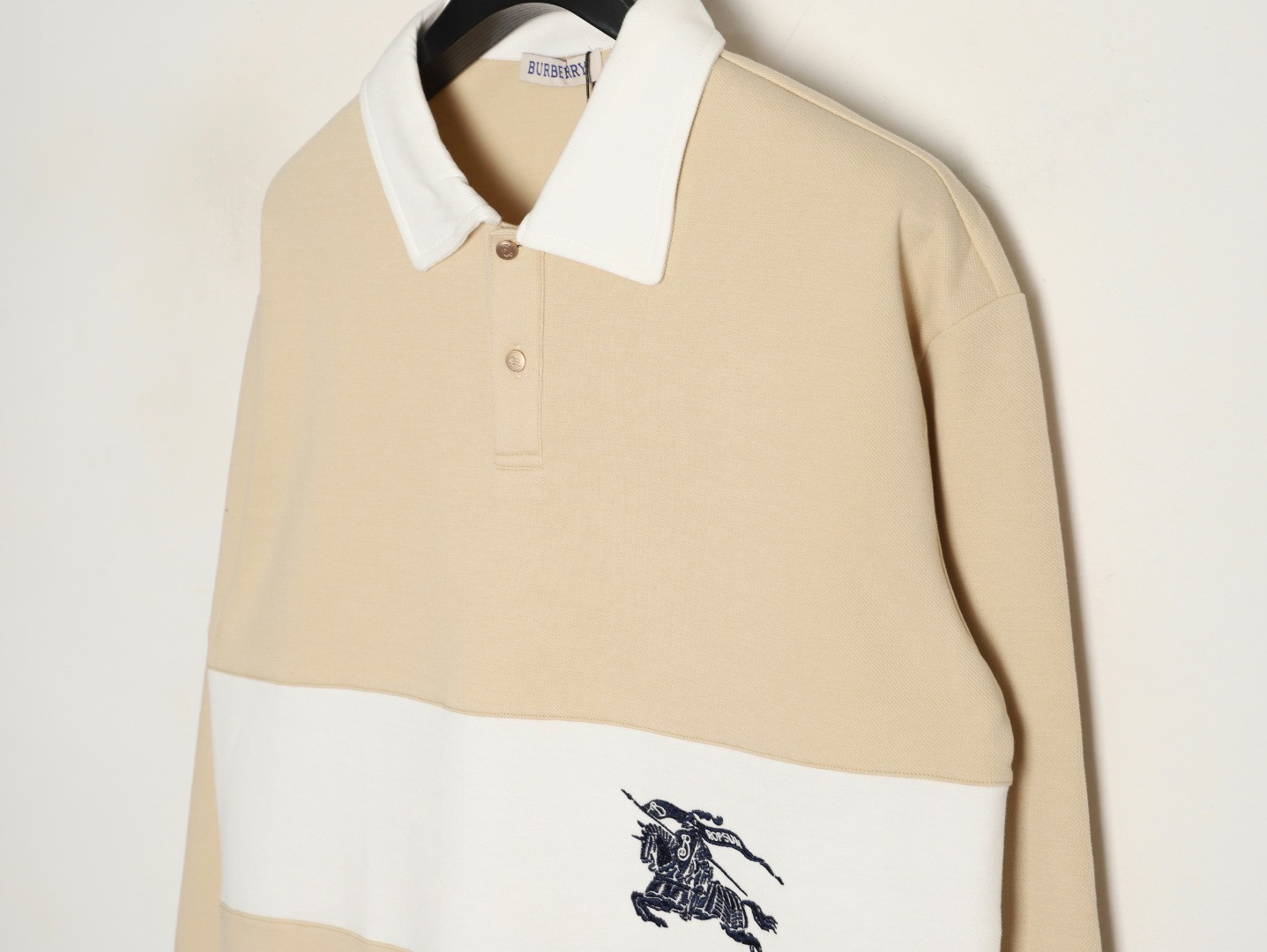 Bv*b*rry Long-sleeved Polo Shirt