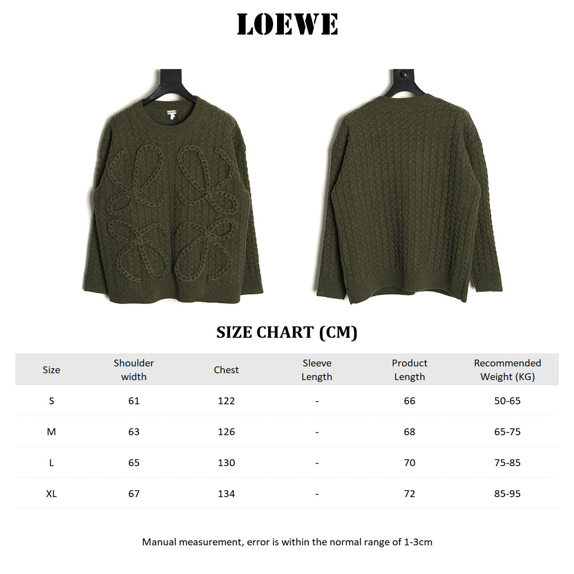 L0ew* Anagram Sweaters