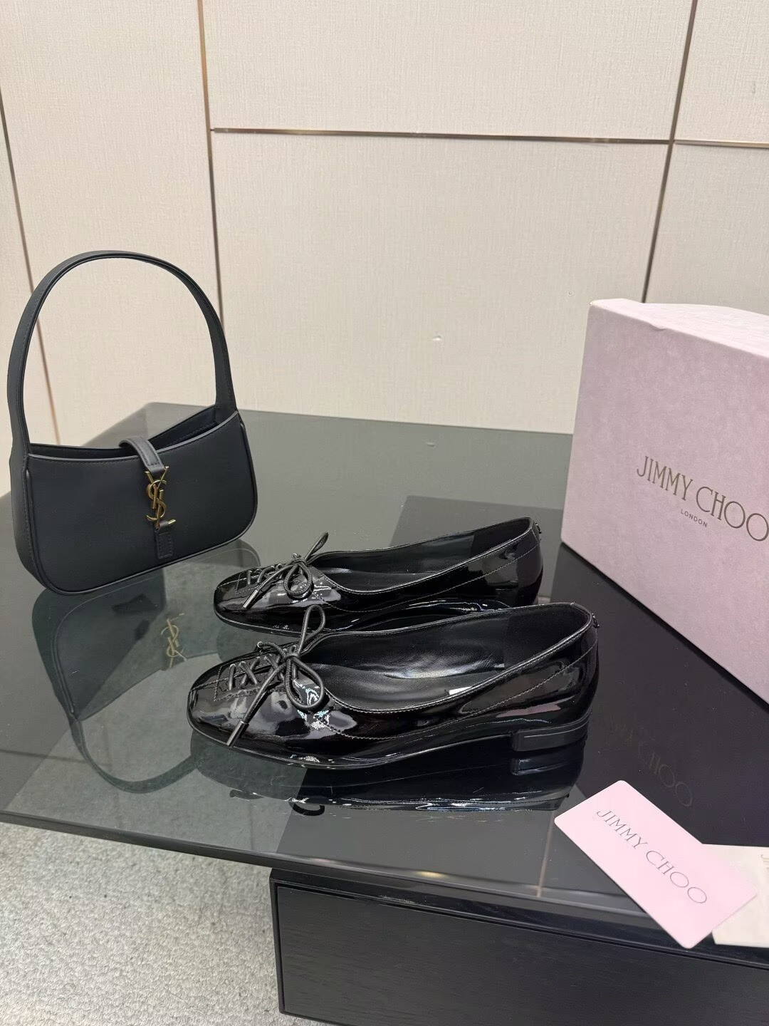 UA Jimmy Choo Scarlett Ballerina Flats