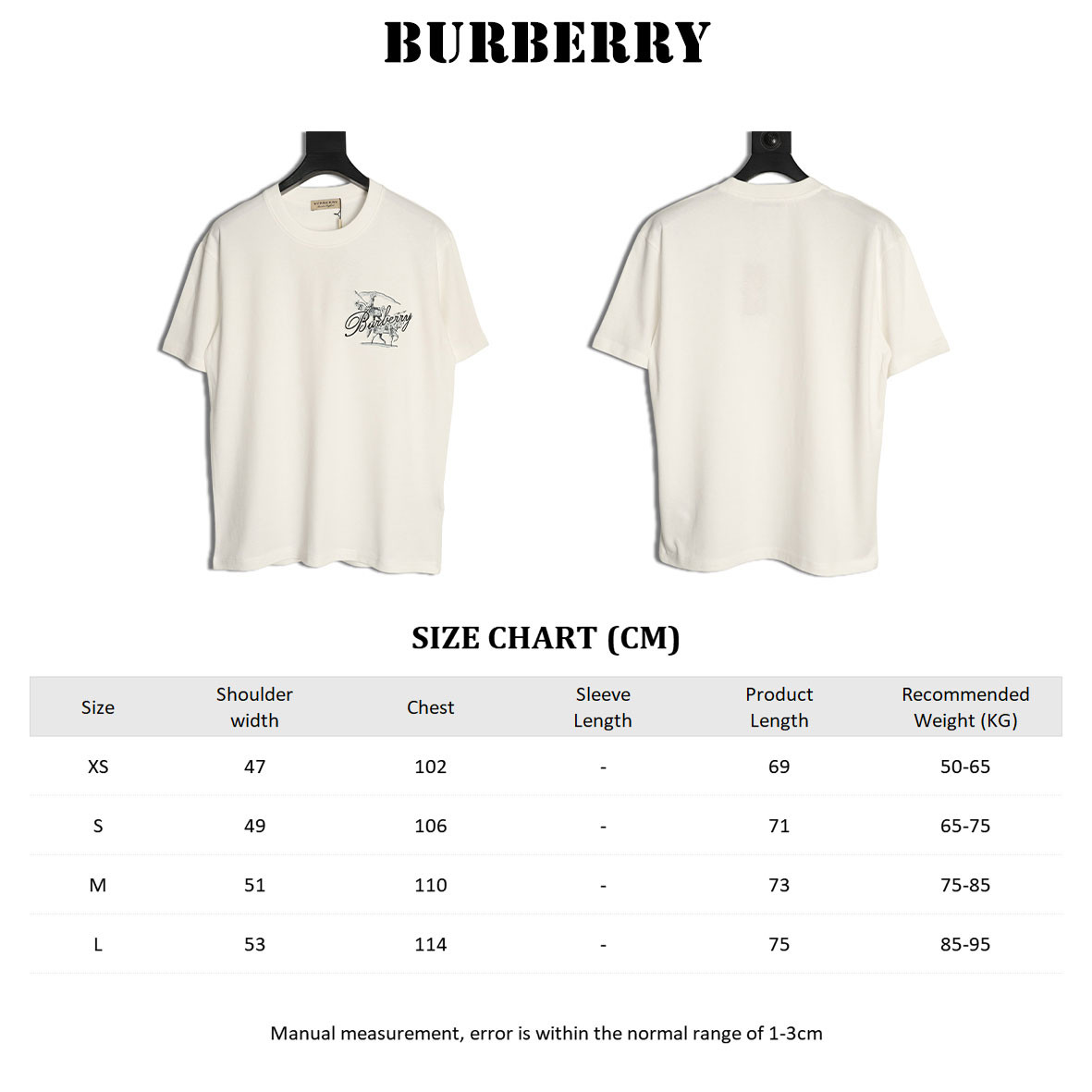 Bv*b*rry 26ss short-sleeved t-shirt