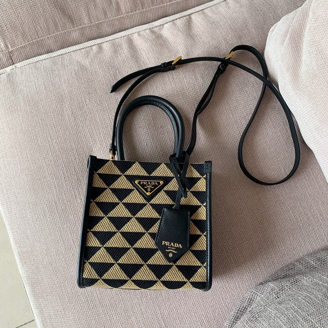 Pra*a Symbole mini tote