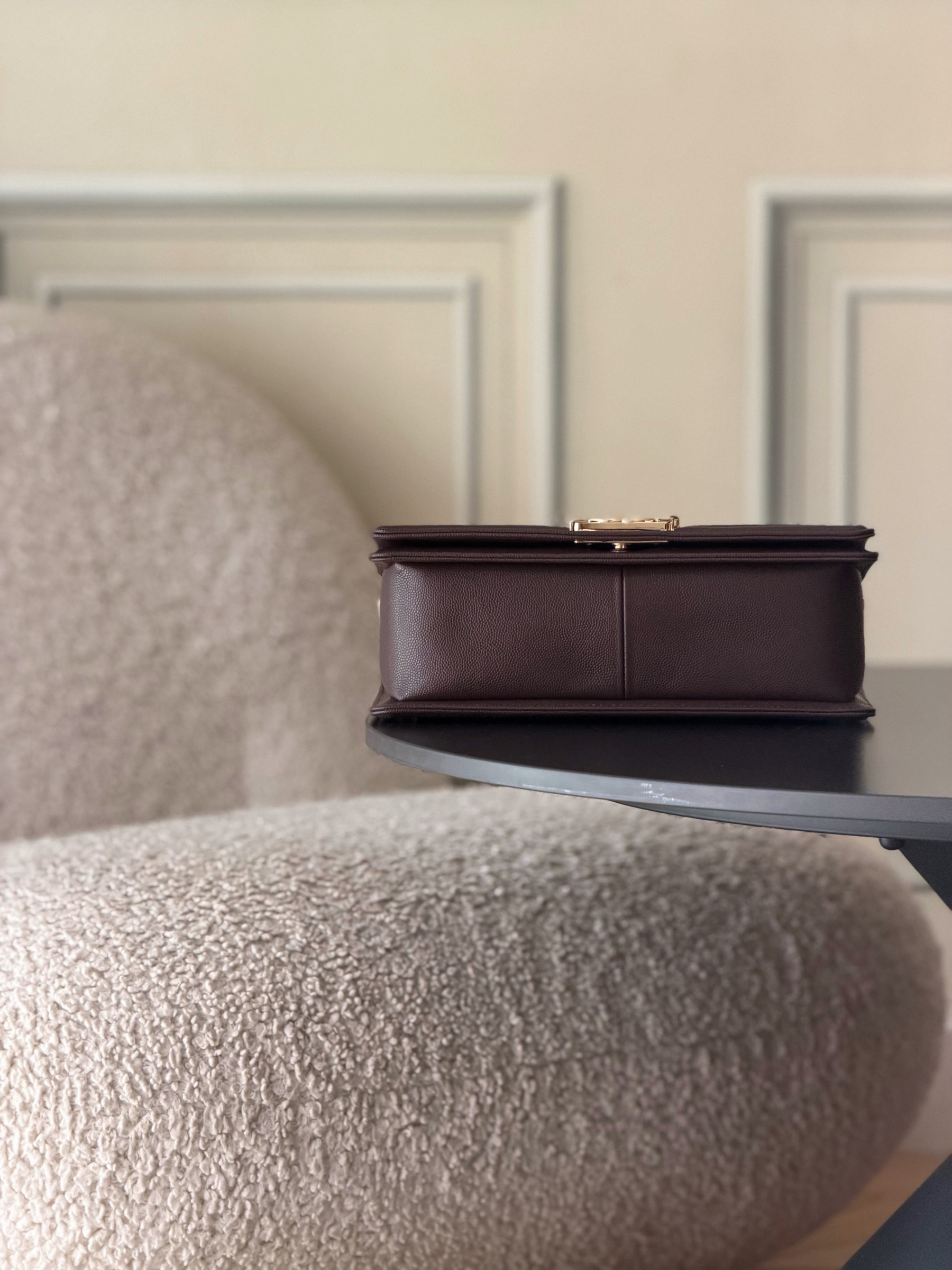 Ch**el Boy Handbag 15x25x9cm