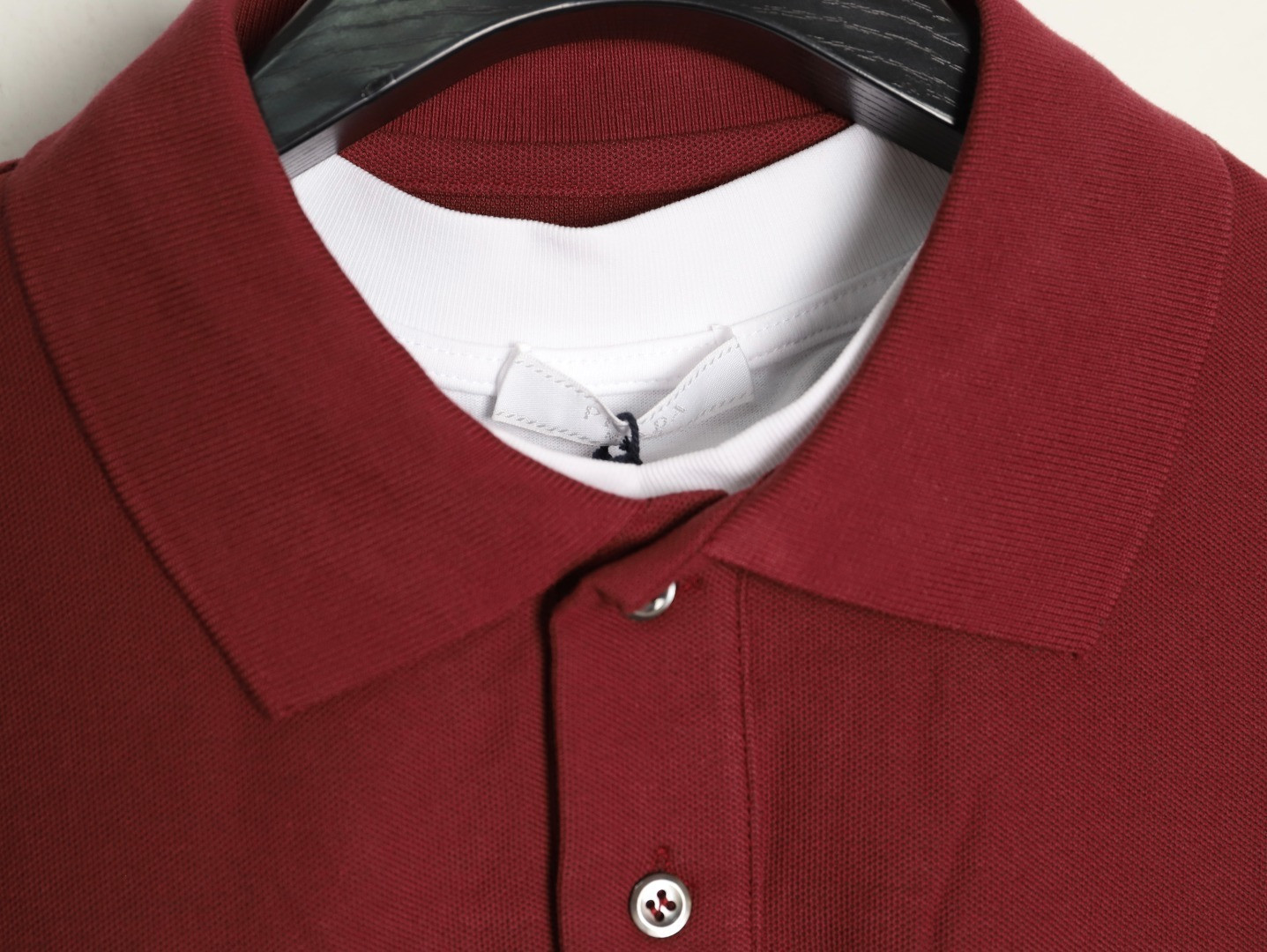 Pra*a Long-sleeved Polo Shirt