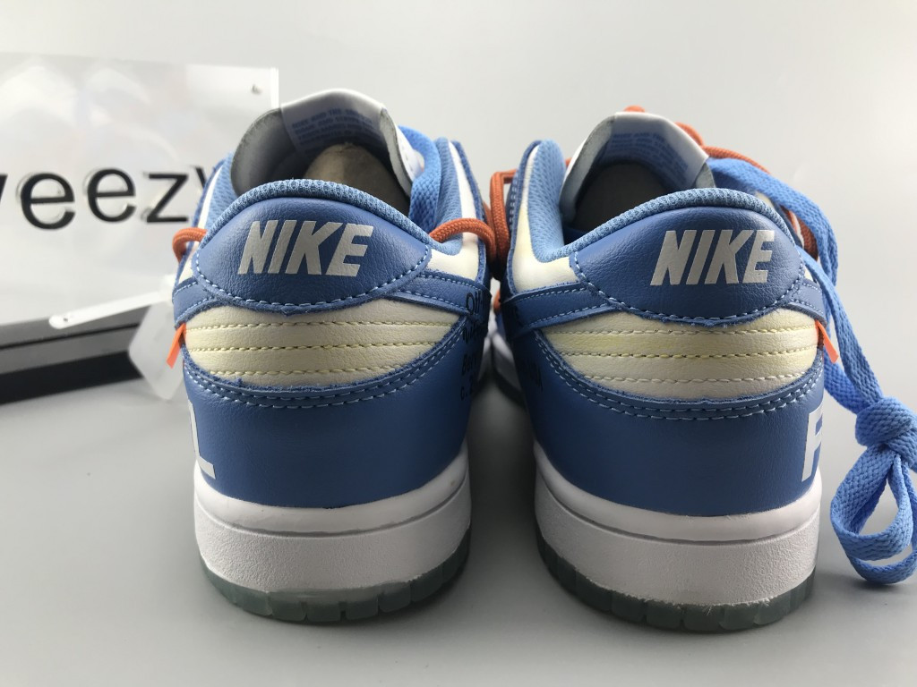 UA OFF WHITE X NIKE SB DUNK LOW "UNC"