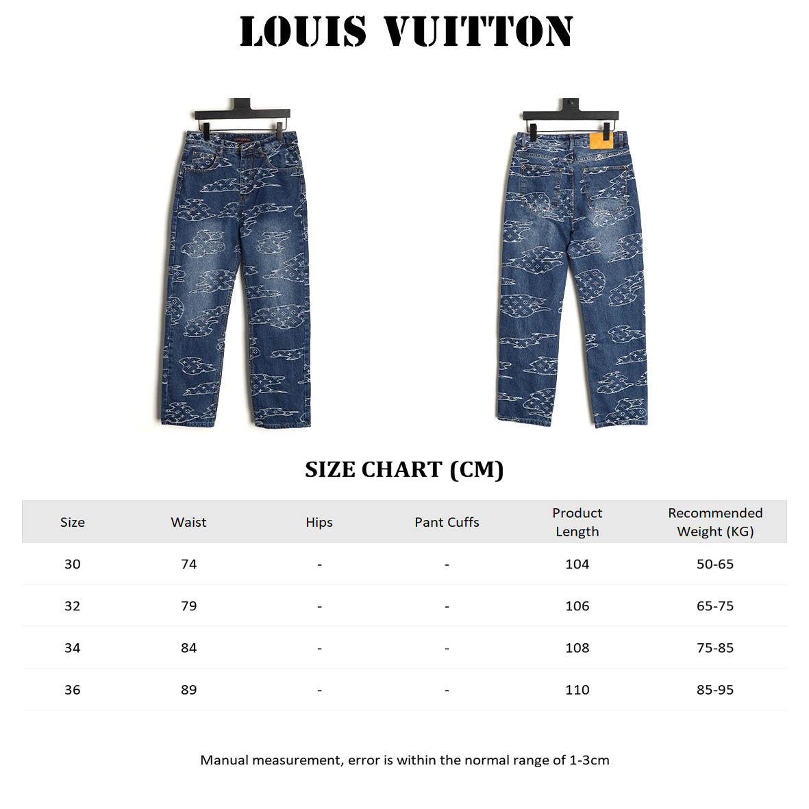 L0vis Vvtt0n LV Pharrell Nigo Tyler Jeans Suit