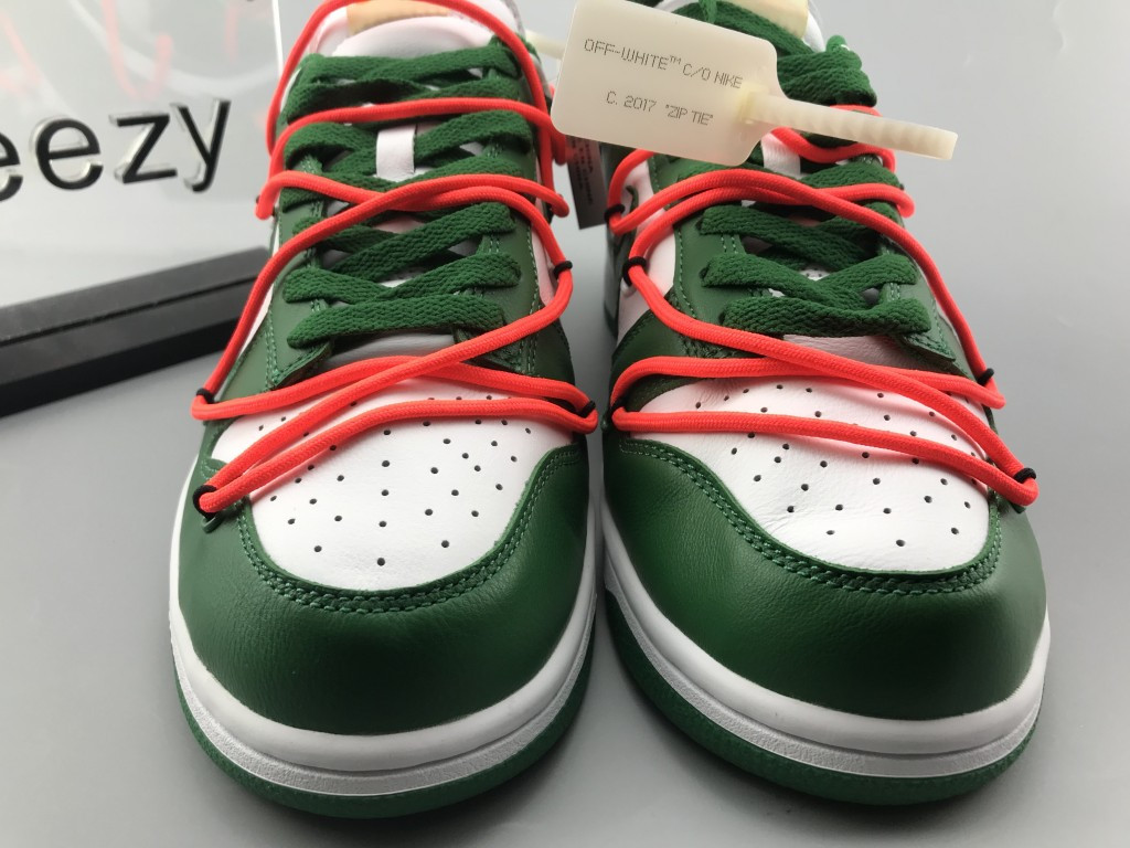 UA NIKE OFF-WHITE X DUNK LOW "PINE GREEN"