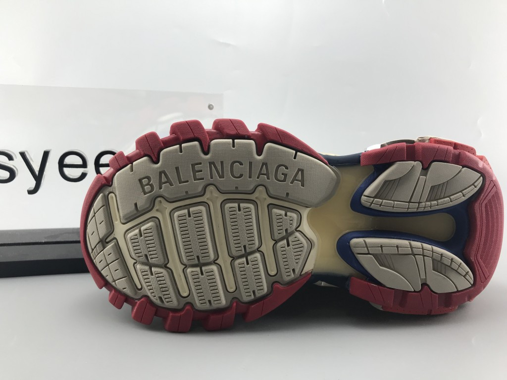 UA TRACK.2 TRAINERS "BEIGE BLUE RED"