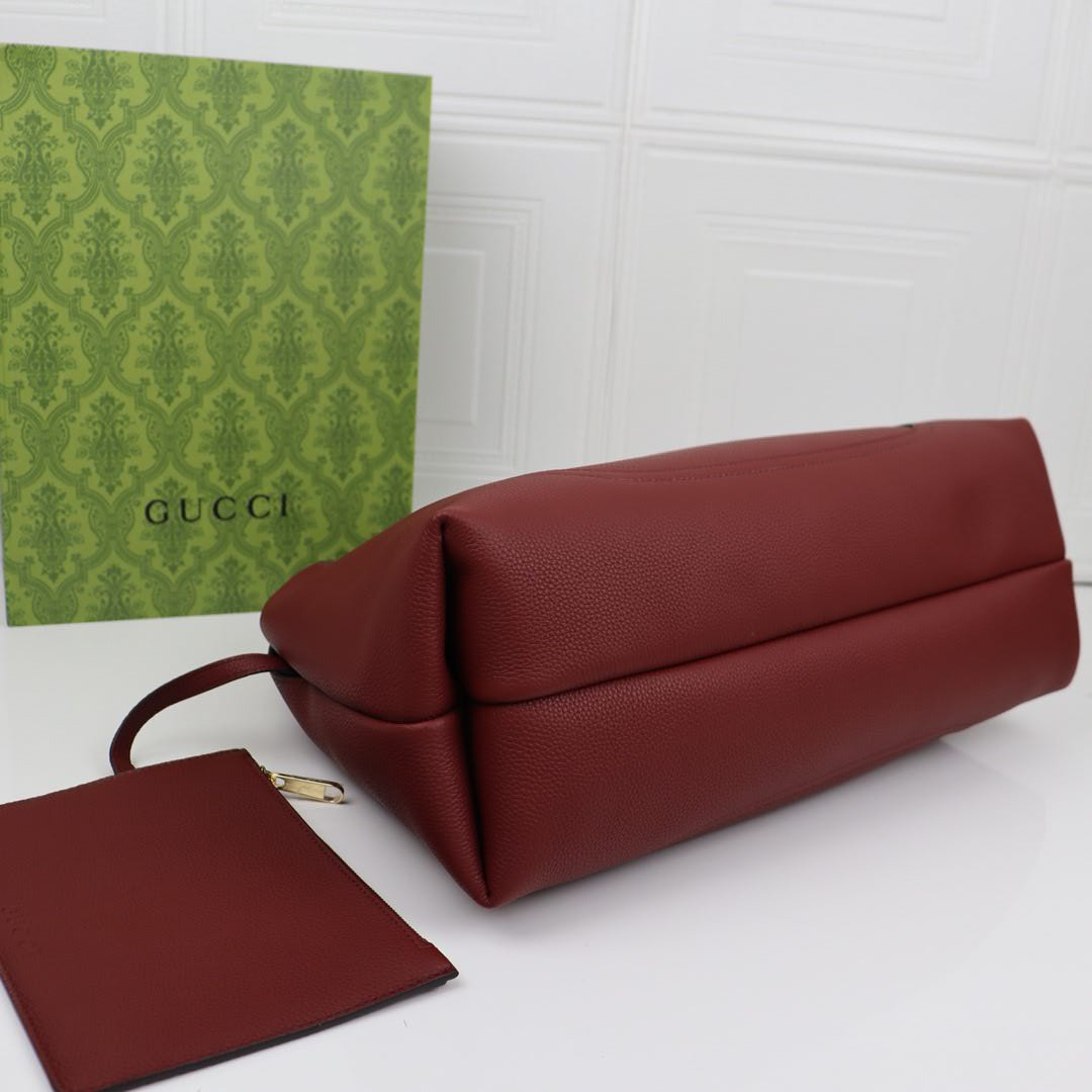 Gvc*1 Softbit Maxi Shoulder Bag Leather 46x26x16cm