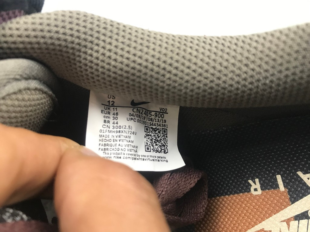 UA TRAVIS SCOTT X NIKE AIR FORCE 1 LOW "CACTUS JACK"