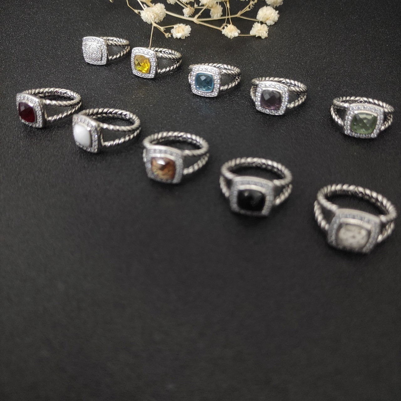 David Yurman Square D1am0nd Ring