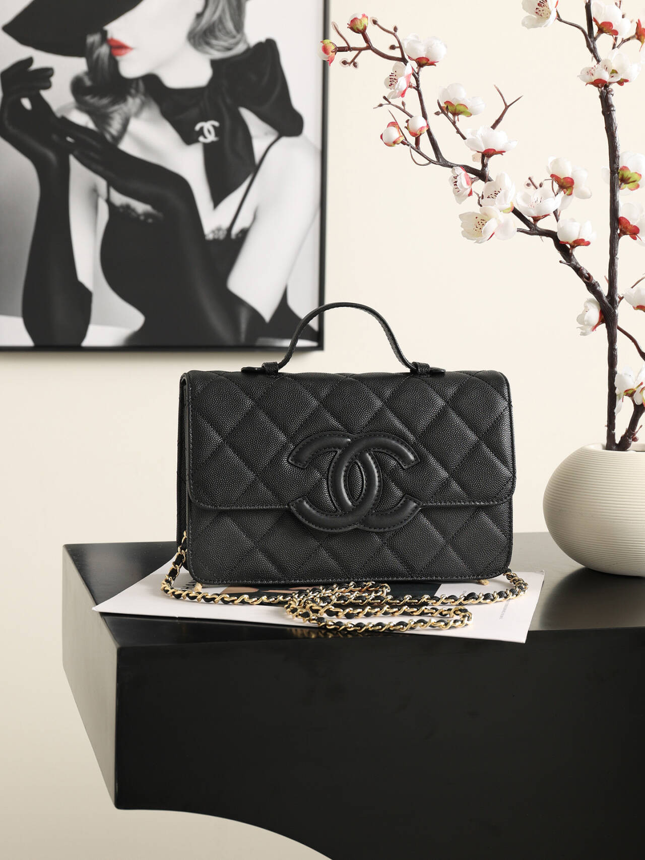 Ch**el Flap Bag AS6554 16x24x5cm