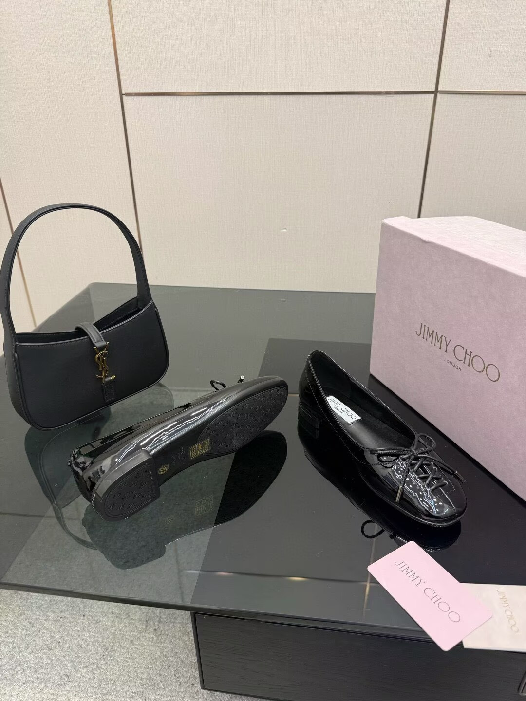 UA Jimmy Choo Scarlett Ballerina Flats