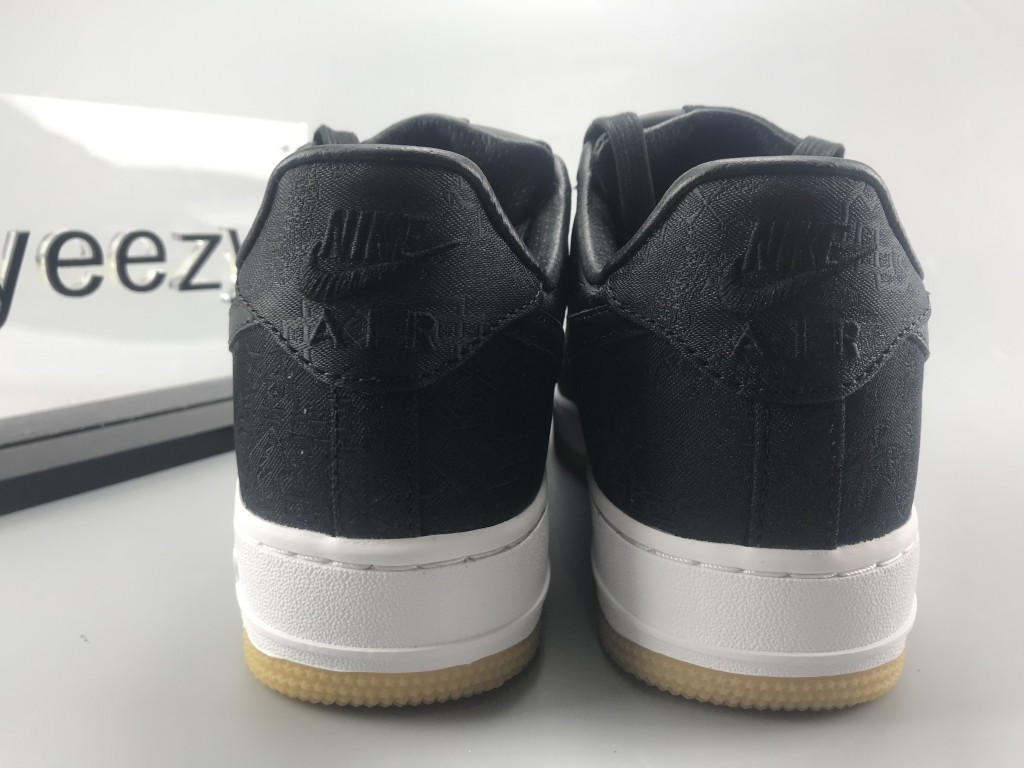 UA NIKE FRAGMENT DESIGN X CLOT X AIR FORCE 1 "BLACK SILK"
