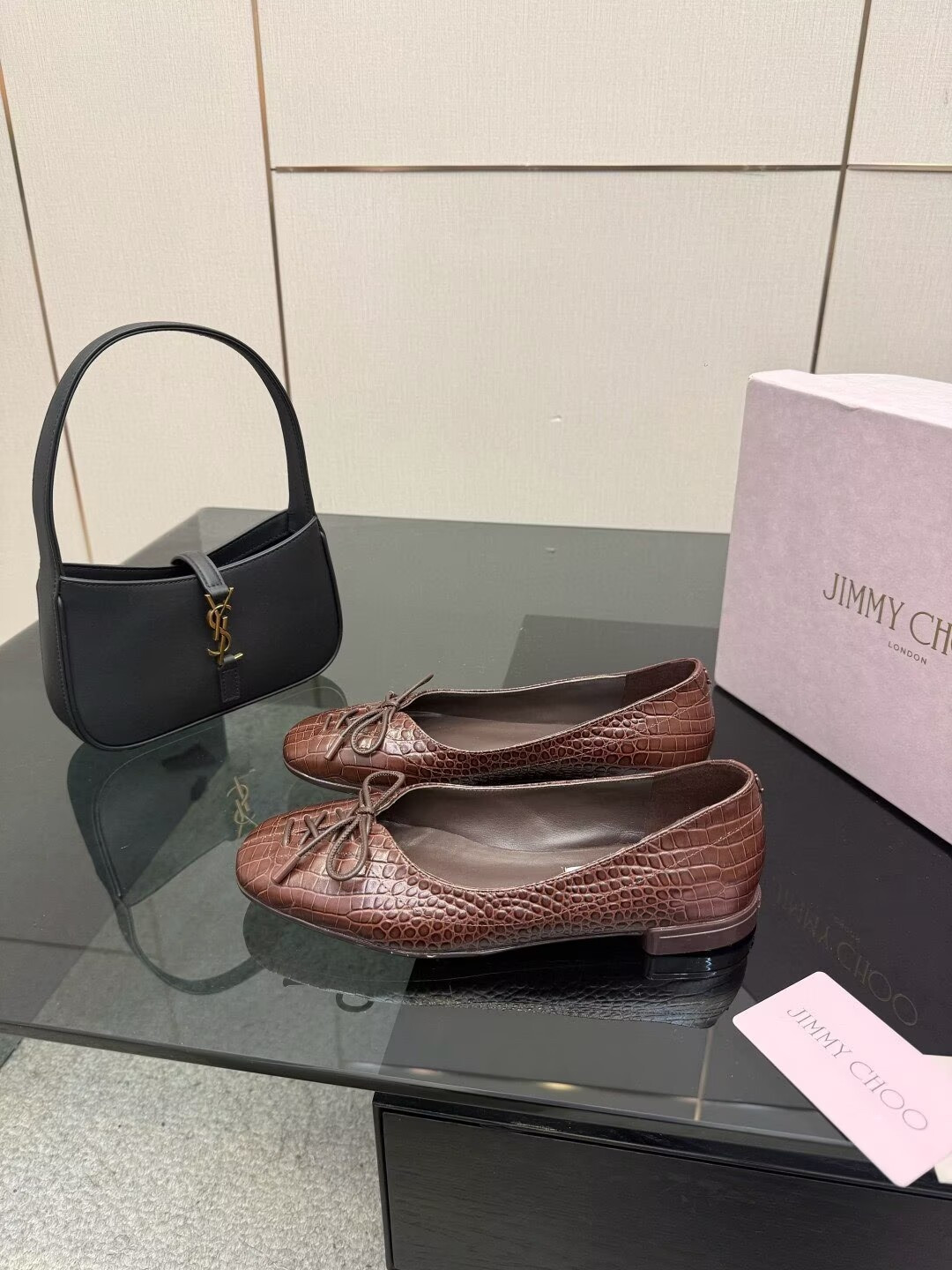 UA Jimmy Choo Scarlett Ballerina Flats