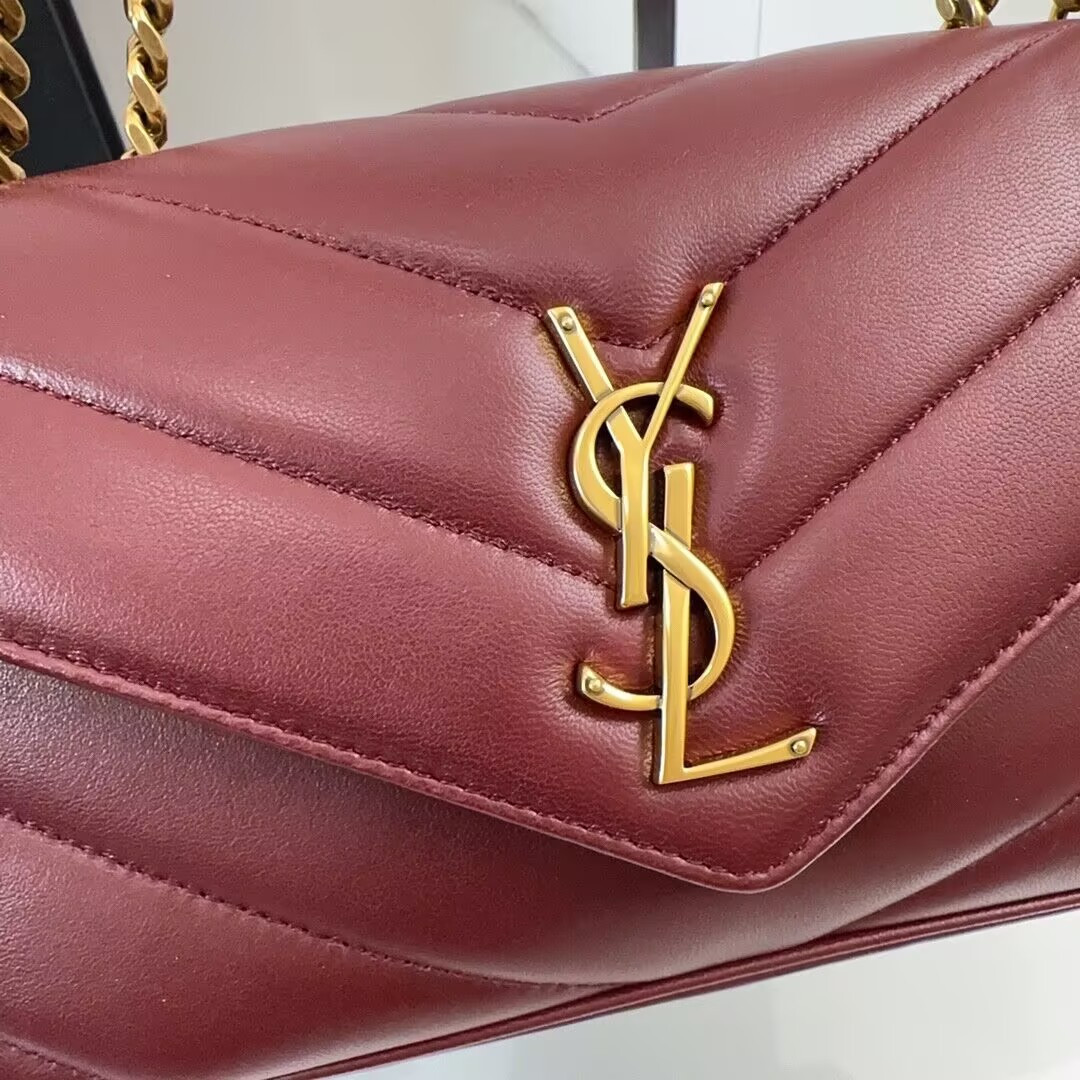 Y51 LOULOU small in MATELASSÉ lambskin 24x14x6cm