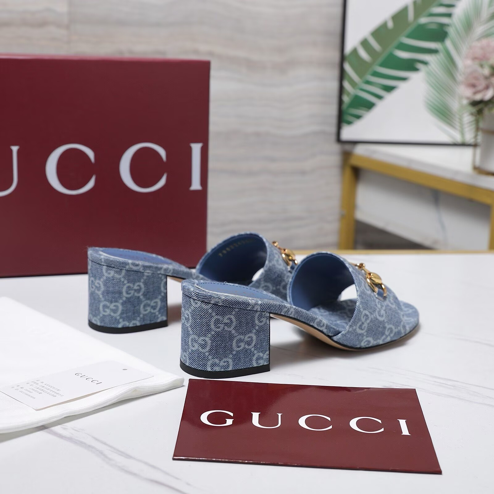 UA Gvc*1 Slide Sandal with Horsebit 5.5cm Heel