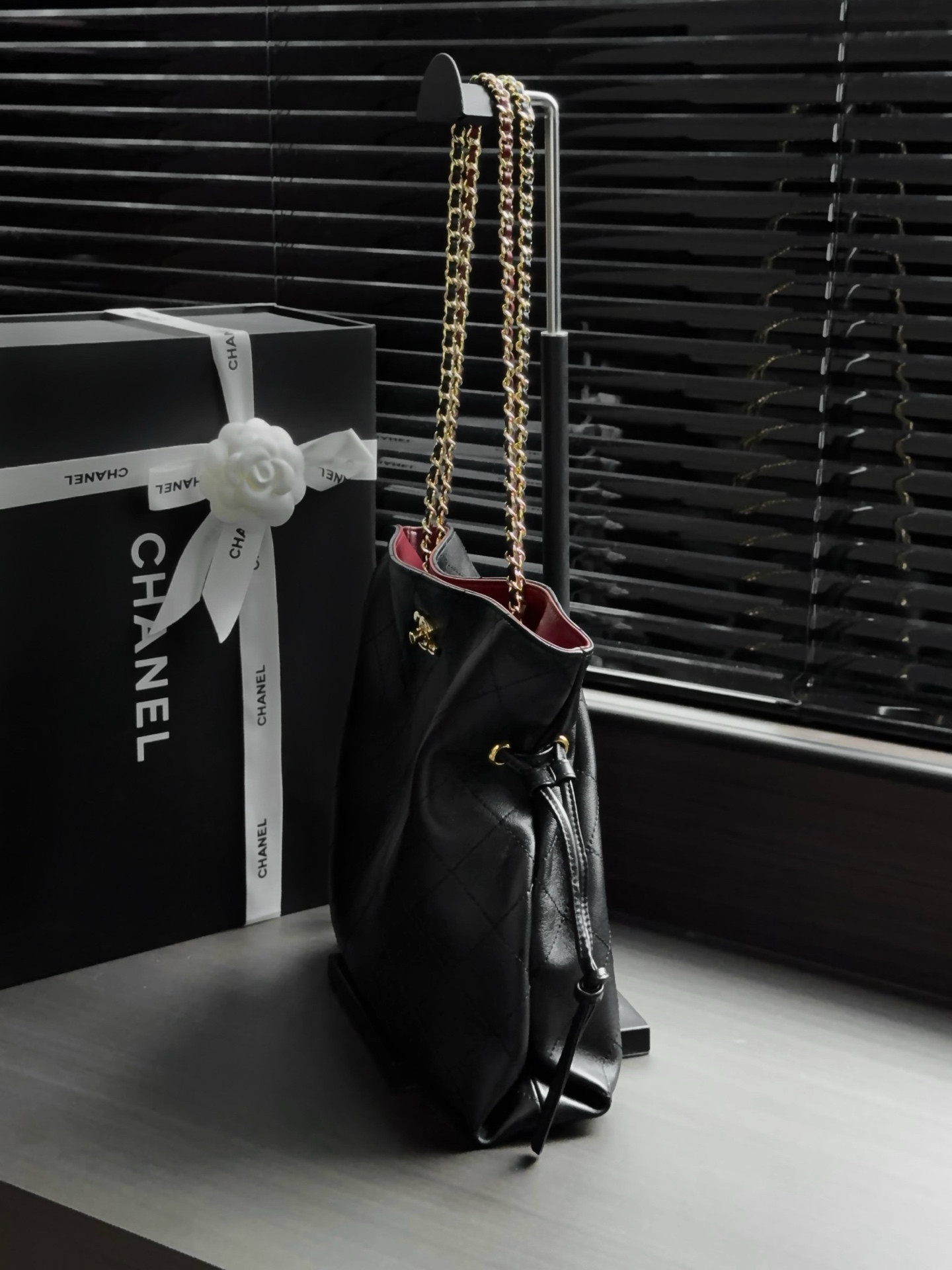 Ch**el Small Tote Bag AS6495 25x30x12cm
