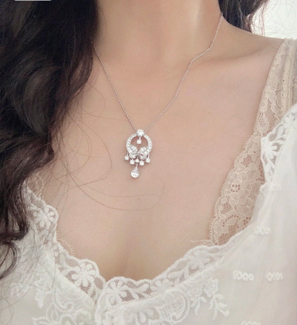 Graff D1am0nd Butterfly Pendant Necklace