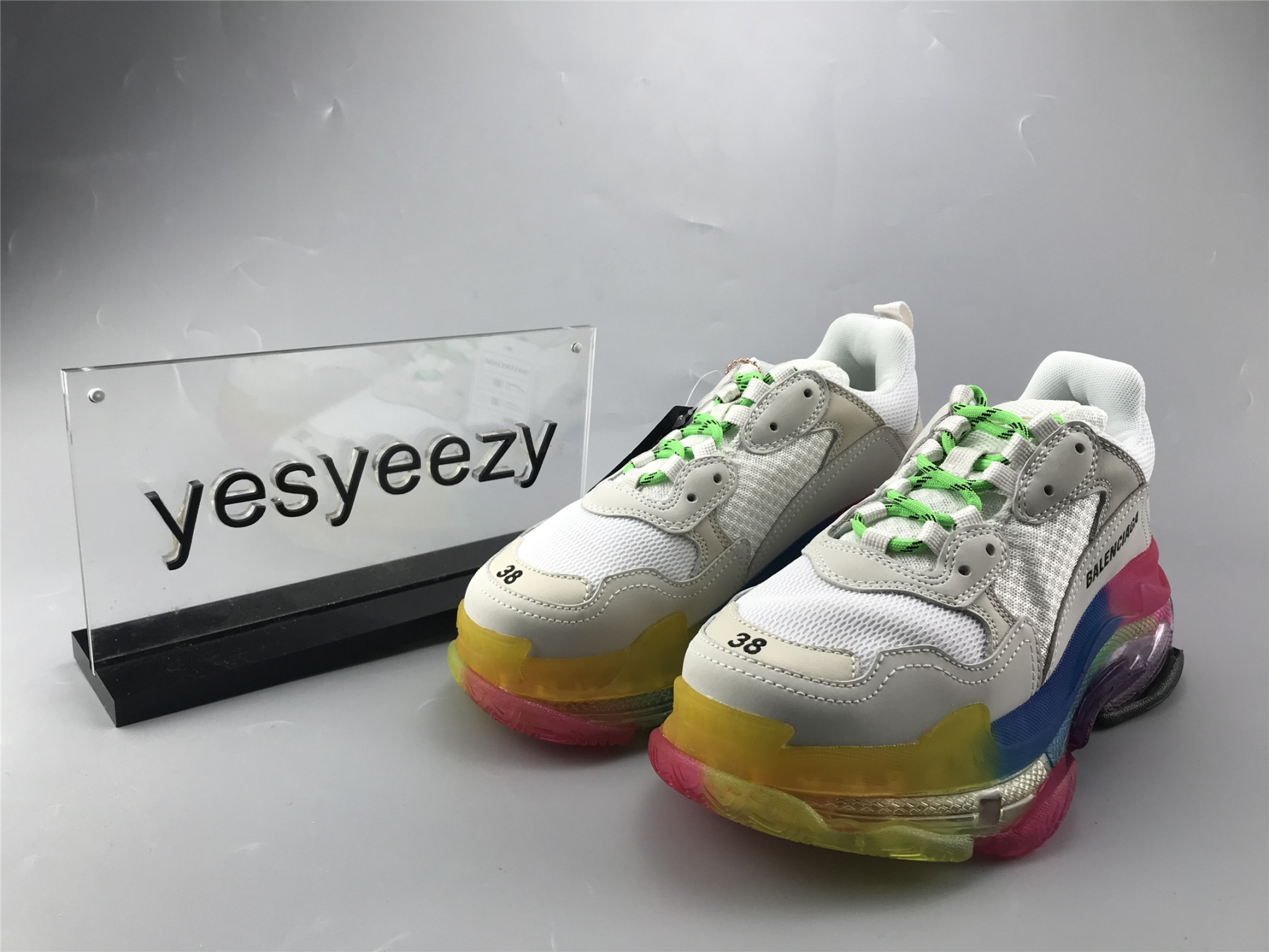 UA TRIPLE S SNEAKER GREY SLIVER WHITE
