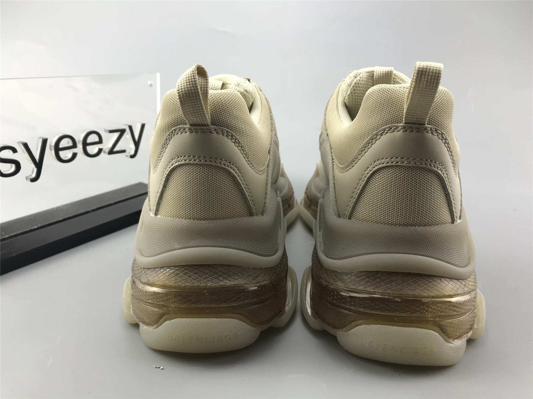UA TRIPLE S CLEAR SOLE SNEAKER CRYSTAL