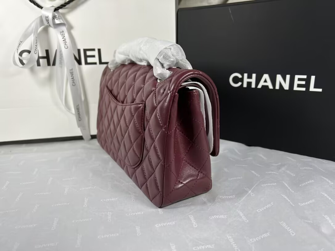 Ch**el CLASSIC 11.12 HANDBAG 15.5 × 25.5 × 6.5 cm