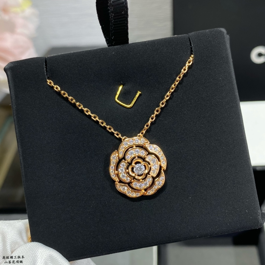 Ch**el Camellia Necklace