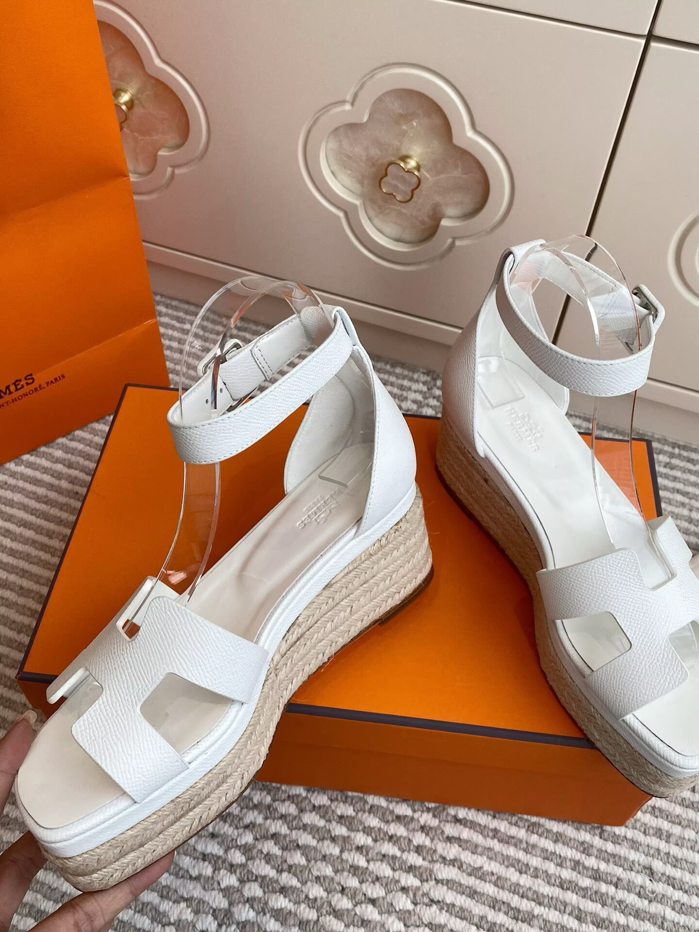 UA Hermès Elda Spanish Woven Shoes