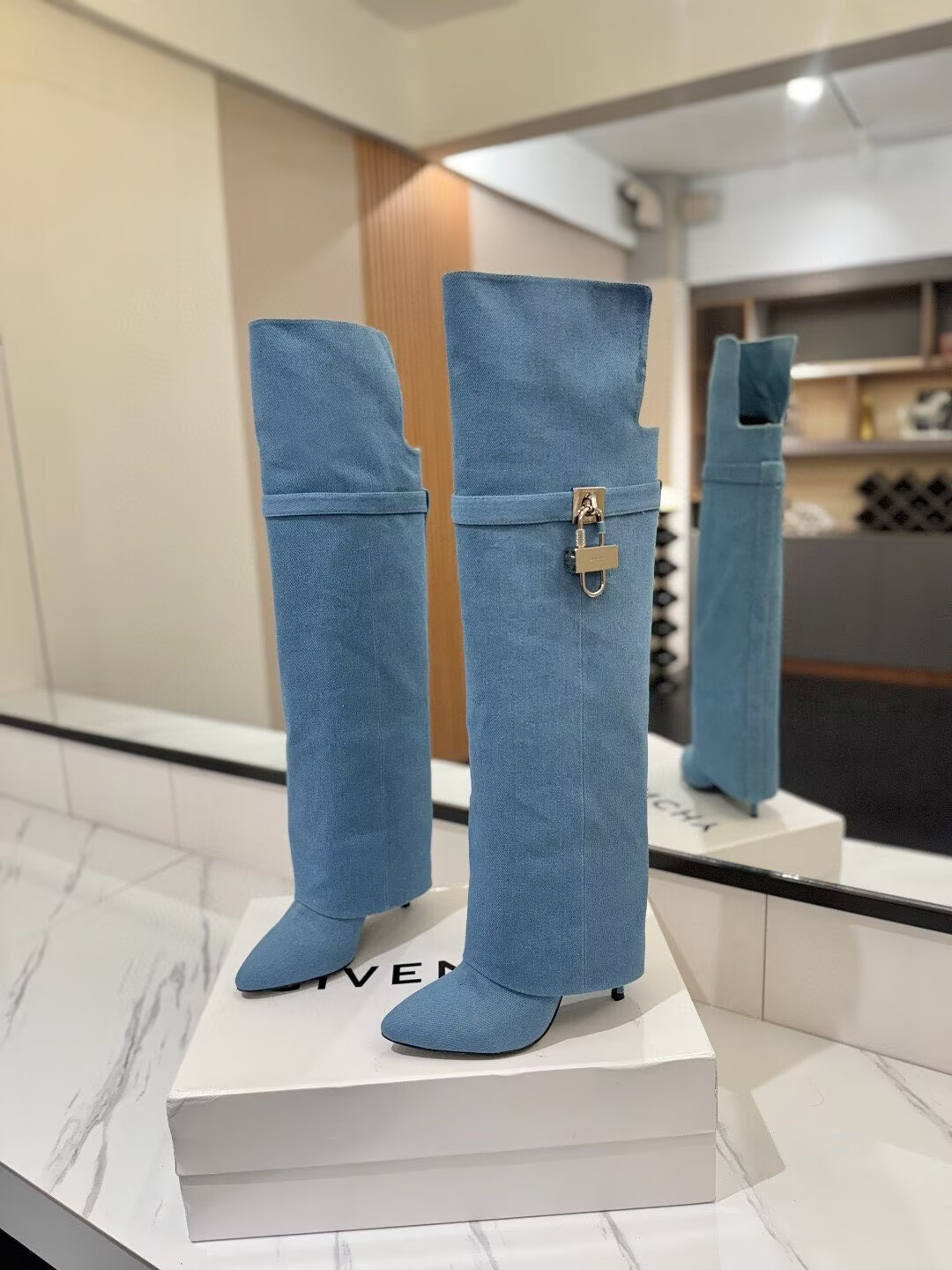 UA Givenchy Shark Lock Boots