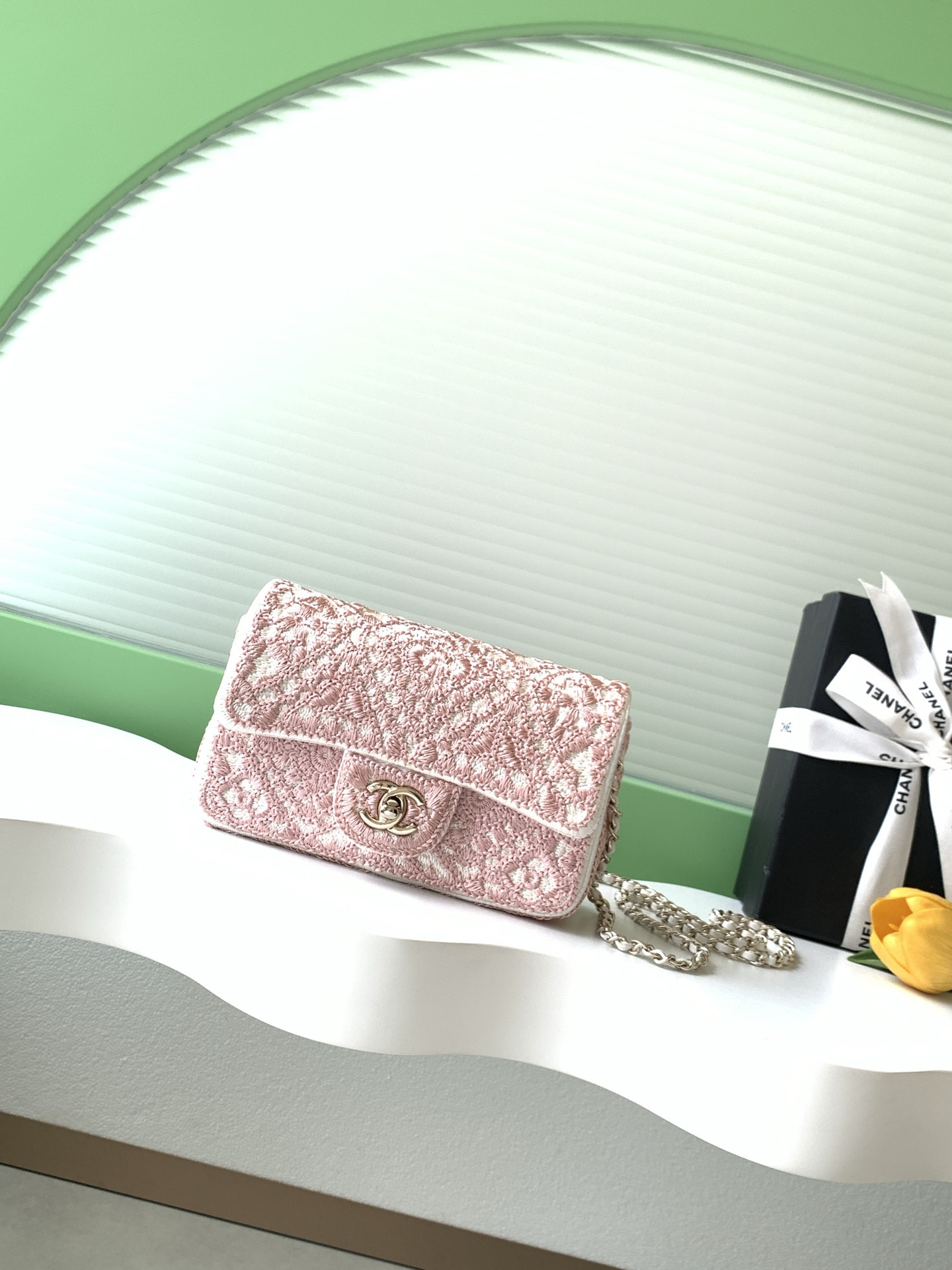 Ch**el flap bag as4561 14x21x8cm
