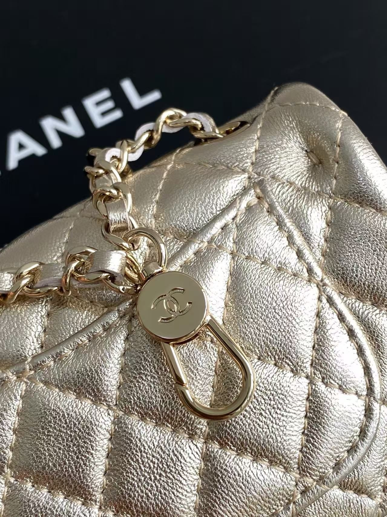 Ch**el Classic Mini Bag with Hook 8x12.5x5cm