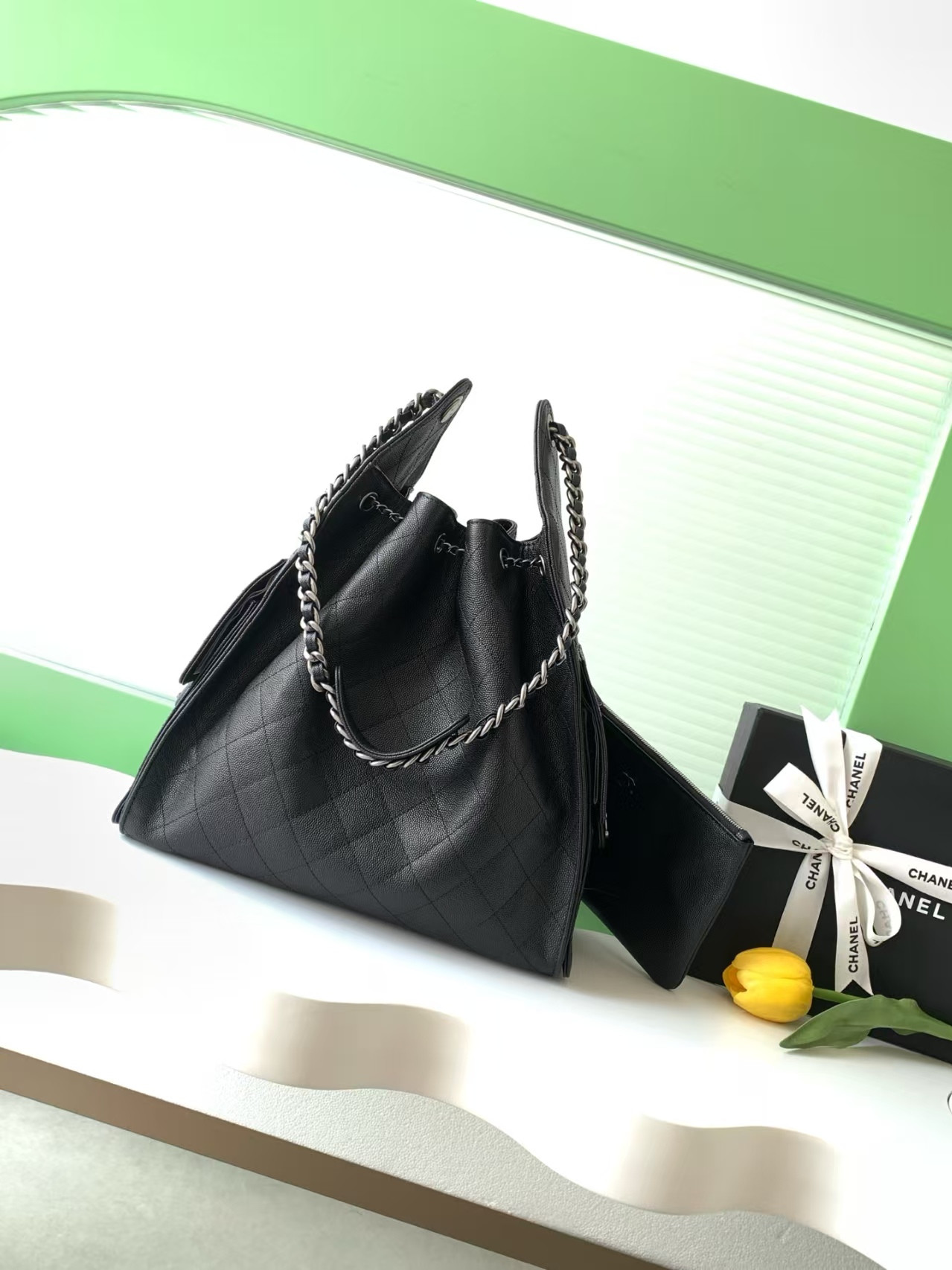 Ch**el 25C Bucket BAG 40x30x15cm