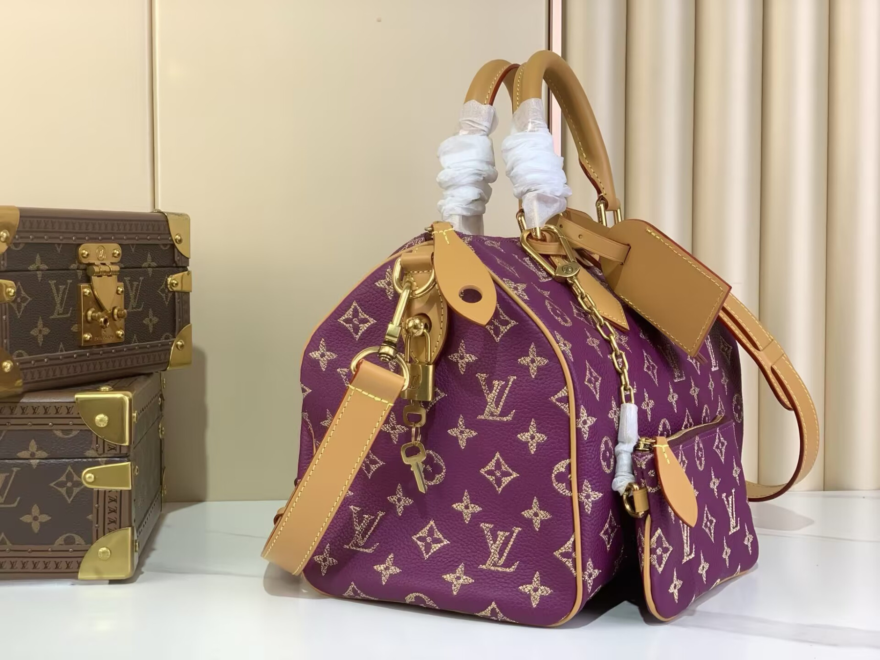 LV Speedy P9 Bandoulière 30 M28076 30x21x17cm